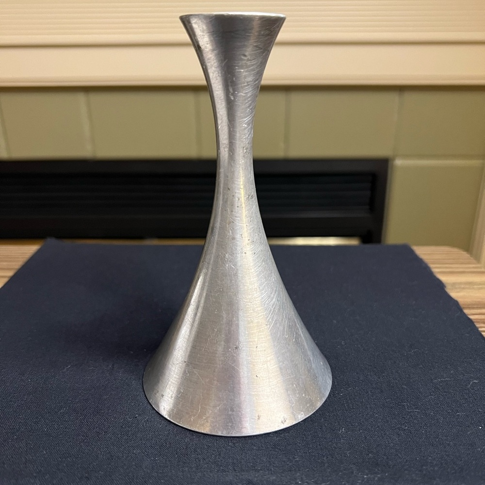Vtg Just Anderson Pewter Candleholder
